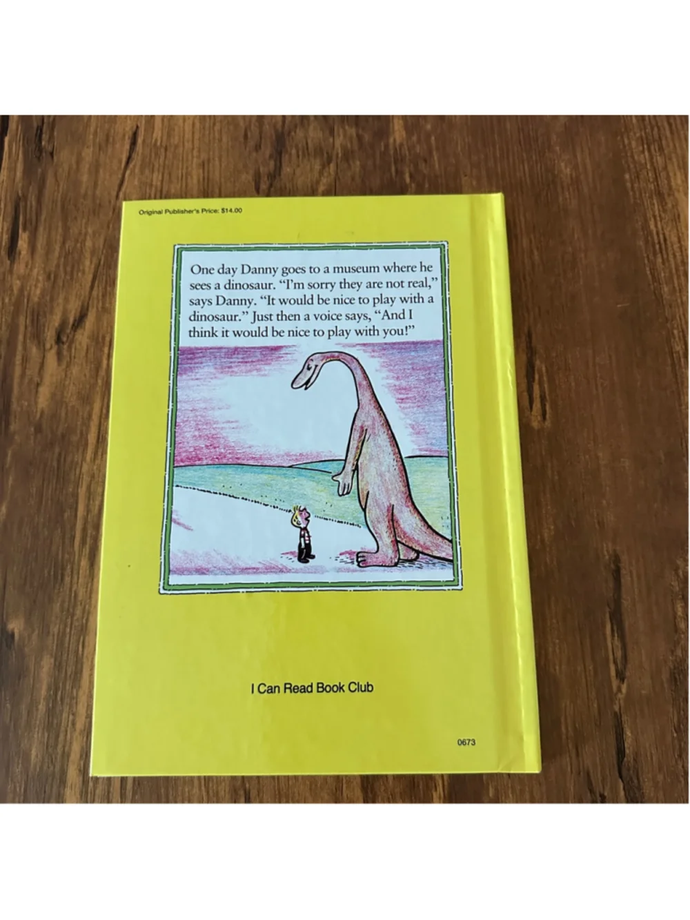 Danny and the Dinosaur Hardcover Syd Hoff HarperCollins I Can Read Classic
